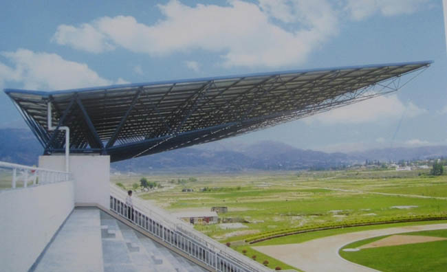 河北区体育场看台网架工程